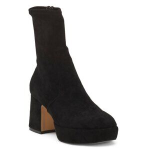 SILENT D Black Otto Heeled Booties